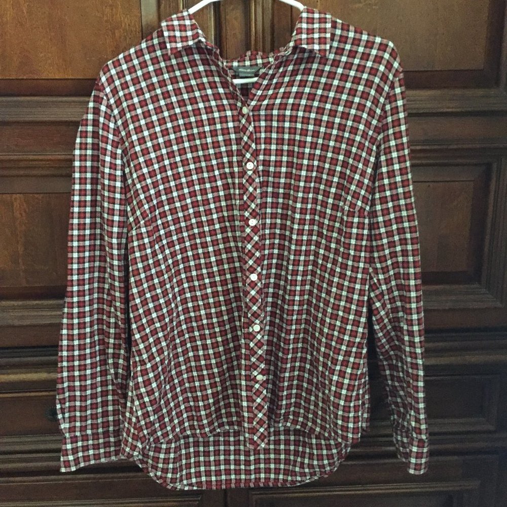 long sleeve plaid shirt
